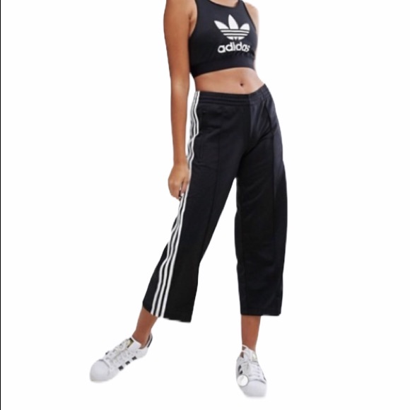 adidas Pants - Adidas Climalite Black Cropped Active Pants Size L